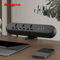 10/16A pince de montage de prise de Table pince de bureau multiple USB-C et USB-A prise de multiprise de bureau prise ue avec prises de courant