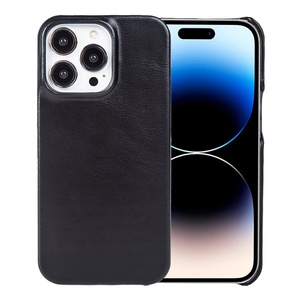 Sang Trọng Tùy Chỉnh Da Chính Hãng Trường Hợp Điện Thoại Cho Iphone 17 Pro Max 13 14 16 Pro Max Da Thật Bảo Vệ Bìa - Product Image 6
