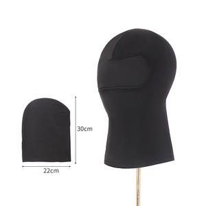 Black Wolf <span class=keywords><strong>SM</strong></span> Jeux pour adultes, casque de jeu, yeux ouverts, bouche réglable, unisexe, en spandex, bondage, capuche en <span class=keywords><strong>latex</strong></span> avec bandeau inclus - Product Image 6