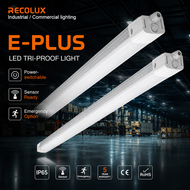 IP65 LED Waterproof Linear Light DALI Dimmable OEM ODM Lighting Solution for Garage