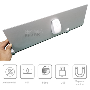 Conjunto de teclado médico selado, lavável, desinfetável, antibacteriano e à prova de mofo com touchpad e bandeja de teclado - Product Image 5