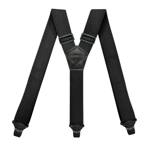 Tirantes elásticos de alta calidad para hombre, forma de Y ajustable, 3,8 cm de ancho, 3 Clip de plástico, tirantes de grano de maíz de poliéster - Product Image 1