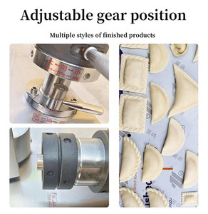Machine à emballer les raviolis automatique, portable et compacte, avec volume de farce réglable, pour empanadas et samosas - Product Image 6