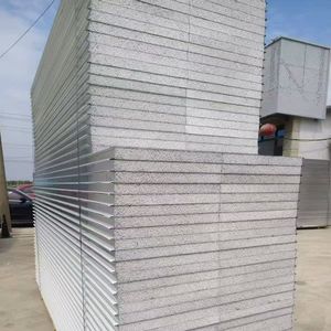 Panel Sándwich de Acero con Aislamiento de Silicona de 50/75/100mm <span class=keywords><strong>para</strong></span> Pared Exterior y Techo, Placa Térmica <span class=keywords><strong>para</strong></span> Taller Artesanal - Product Image 2