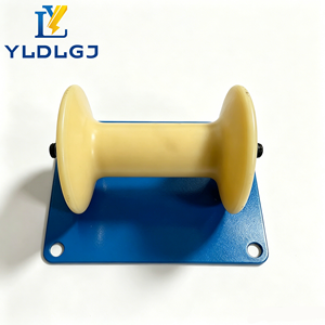 YILI Rouleau de guidage robuste en nylon pour chemin de câbles, avec base <span class=keywords><strong>plate</strong></span>, pour la construction de lignes électriques professionnelles et la vente en gros - Product Image 2