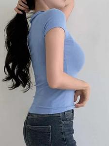 Productos Más Populares, Camisetas Polo para Mujer, Nuevas Camisetas Polo de Manga Corta de Secado Rápido a la Moda para Damas - Product Image 5