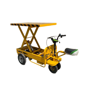 Plataforma Elevadora de Grado Industrial - Alta Estabilidad, Ajuste de Altura Personalizado y Neumáticos de Goma Resistentes - Product Image 1
