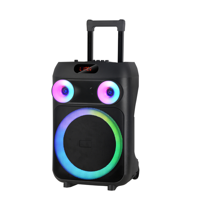 JBR-1206 12-Inch High Wireless Karaoke Speaker RGB LED Parties Computer Home Theatre Mobile Phone Portable Audio Players Battery