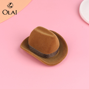 High Quality America USA West Cowboy Hat Gift Ring <strong>Jewelry</strong> <strong>Box</strong> - Product Image 5