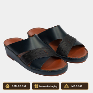 Sandales arabes BUSY GIRL pour hommes, <span class=keywords><strong>cuir</strong></span> de <span class=keywords><strong>luxe</strong></span> de première qualité, fabrication artisanale <span class=keywords><strong>italienne</strong></span>, design personnalisé, boîte de marque, fournisseur d'usine - Product Image 1