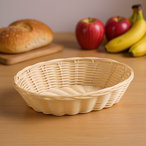 Bread And Fruit Basket Plastic Oval Shape For <b>Storage</b> And Display - Product Image 3