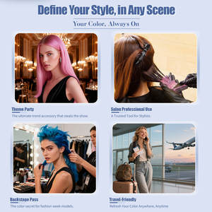 Kit Professionale per <span class=keywords><strong>Colorazione</strong></span> <span class=keywords><strong>Capelli</strong></span> Personalizzato all'Ingrosso, Crema Colorante Permanente Naturale per <span class=keywords><strong>Capelli</strong></span> Grigi per Salone e Casa - Product Image 6