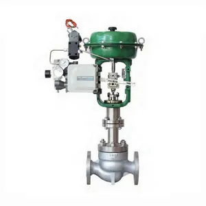 COVNA Stainless Steel Globe Control Valve Pneumatic Actuator Diaphragm Control Valve with Positioner