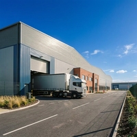 Usine de structure en acier préfabriquée multi-usages pour site industriel