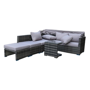 Gran oferta de sofá de mimbre para patio, sofá grande de ratán para exteriores - Product Image 2