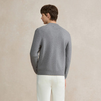 Cardigan en laine/viscose tricoté pour homme, style pièce de monnaie vintage personnalisée, hiver, fabricant OEM/marque privée, faible minimum de commande