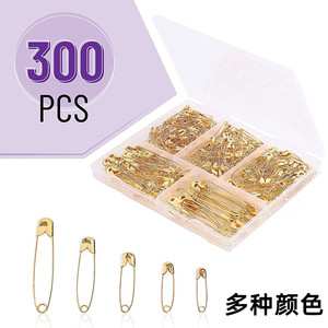Mode 300 teile/satz Silber Sicherheits nadeln Set Zubehör Kleidung Brosche Schnalle Pin Multi Size Sicherheits nadel - Product Image 4