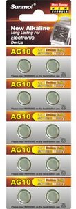 5 Years Shelf Life <strong>LR1130</strong> AG10 <strong>Battery</strong> 1.5V Alkaline Button Cell Silver OEM Service Industrial Tray Bulk Package/blister Card - Product Image 4