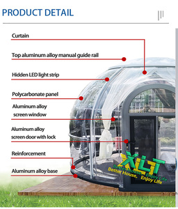 Expédition mondiale de maisons bulles en polycarbonate de qualité export, <span class=keywords><strong>structure</strong></span> préfabriquée pour importateurs - Product Image 4