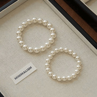 Bracelet élégant en perles d'eau douce - Bijou minimaliste tendance pour femme, cadeau de mariage