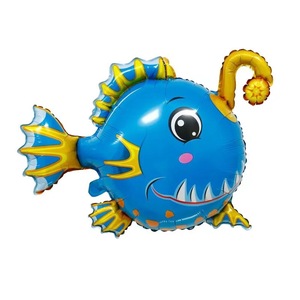 Blue Color Aluminum Foil Sea Animal <strong>Balloons</strong> Ocean Birthday Party Decoration <strong>Shark</strong> Foil <strong>Balloons</strong> - Product Image 5