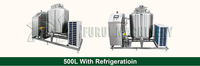 Pasteurisateur industriel compact 200L 500L pour lait, liquides d'œufs, jus de fruits, yaourt et lait – Prix du réservoir de pasteurisation UHT