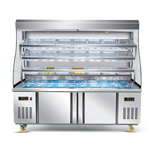 Hot Pot Commande Réfrigérateur Malatang Restaurant Fresh Vitrine - Product Image 6