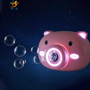Jouets pour enfants AJB, cadeau pour enfants, produit d'extérieur, simulation de dessin animé, petit cochon, lumières, effets sonores, matériau ABS, appareil photo à bulles pour enfants - Product Image 3
