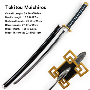 <span class=keywords><strong>Tokitou</strong></span> Muichirou populaire Anime démon tueur épée: <span class=keywords><strong>Kimetsu</strong></span> <span class=keywords><strong>No</strong></span> <span class=keywords><strong>Yaiba</strong></span> COSPlay arme 39.76in/102cm - Product Image 2