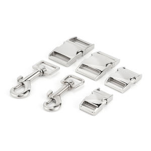 Gantungan kunci kait anjing, cincin warna emas untuk tali tas seng 15 inci tas Carabiner penguncian otomatis 38mm 25mm kait jepret - Product Image 4