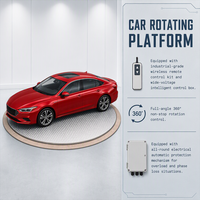 Plateforme rotative intelligente pour voitures, système de stationnement mécanique pour salles d'exposition automobiles