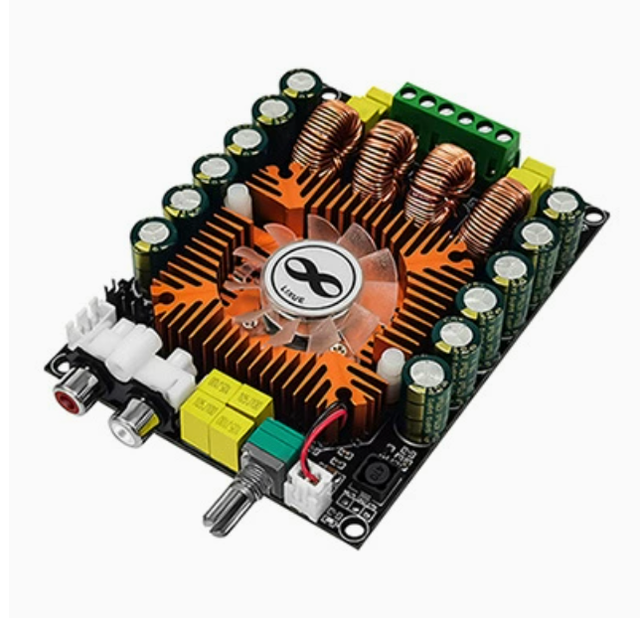 DA7498E Class D High-Power Digital Amplifier Board 2.0 Hi-Fi Stereo 160W*2 Supports BTL 220W Home Amplifier 12V Mini