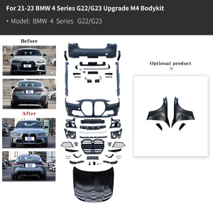 Kit Carrozzeria Modificato per <span class=keywords><strong>BMW</strong></span> Serie 4 F32 F33 F36 G22 G23 G26, Aggiornamento M4 Senza Danni, Paraurti Incluso - Product Image 2