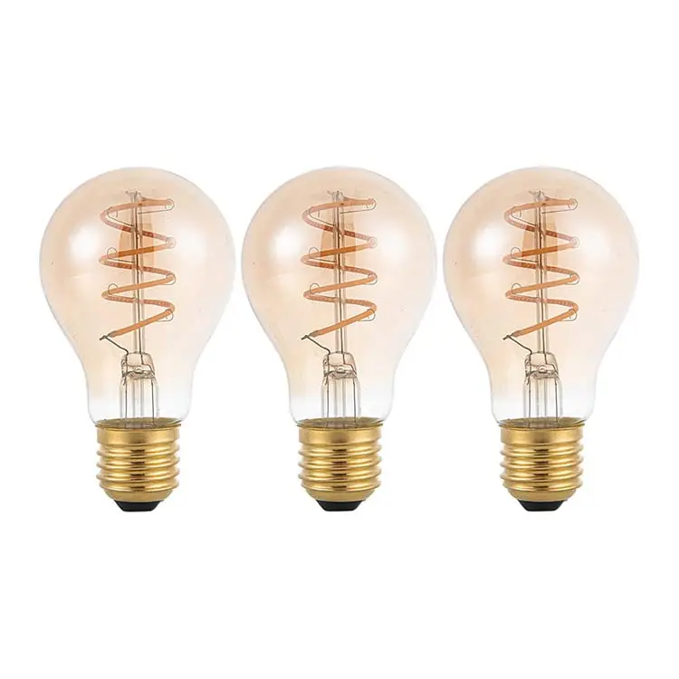 Wholesale Vintage A60/A19 LED Filament E26 E27 Edison Bulb Energy Saving Light Bulb with 2 Years Warranty