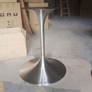 304 Stainless Steel Eco-Friendly Art Deco Brushed Round Indoor Use <b>Table</b> Legs <b>for</b> Entryway Horn Bar <b>Table</b> <b>Feet</b> Chassis - Product Image 4