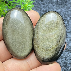CrystalHola - Piedra de Obsidiana Dorada Pulida de Alta Calidad, Feng Shui, Múltiples Materiales, Forma de Corazón, Decoración para el Hogar, Reiki - Product Image 3