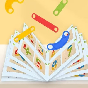 Juego de Rompecabezas Educativo Temprano, Bloques de Construcción de Columnas Intercambiables, Rompecabezas de Formas Geométricas - Product Image 5