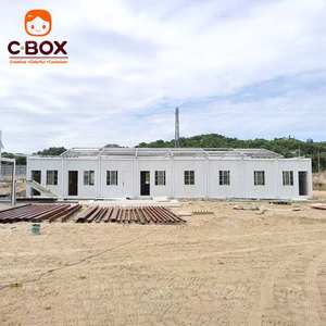 Cbox Vente en gros de bâtiments de bureaux préfabriqués de 20 pieds, hôtel modulaire en capsules, salle d'isolement, camp de travail, maison en conteneur détachable en acier - Product Image 5