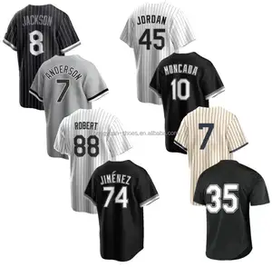 Best Quality Stitched #7 Tim Anderson #88 Luis Robert #74 Eloy Jimenez #10 Yoan Moncada #8 Bo Jackson American Baseball Jersey