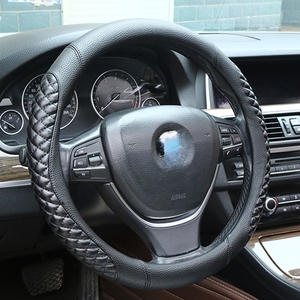 Vente chaude belle conception couverture de volant de broderie de voiture peut faire des produits de voiture de l'univers de fibre de carbone - Product Image 2