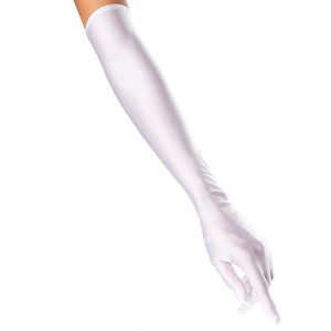 Gants longs de protection solaire d'été pour femmes, fins, pour soirées et occasions formelles, <span class=keywords><strong>mitaines</strong></span> noires, blanches, rouges, champagne, accessoires de robe - Product Image 3