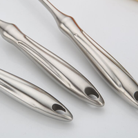 Ustensiles de cuisine écologiques de qualité supérieure pour la maison, 6 pièces en acier inoxydable