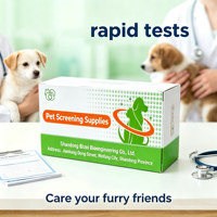 Kit de test rapide pour animaux de compagnie, emballage individuel, utilisation facile, cassette de détection rapide pour animaux, fournisseur en gros