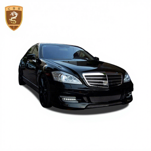 Kit carrozzeria in stile Lornser per <span class=keywords><strong>Mercedes</strong></span> <span class=keywords><strong>Benz</strong></span> <span class=keywords><strong>S</strong></span> Class <span class=keywords><strong>W221</strong></span> 2006-2012 paraurti anteriore in fibra di vetro minigonne laterali paraurti posteriore parafango - Product Image 1