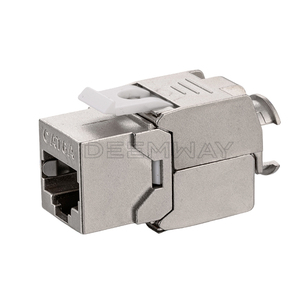 Che chắn cat6A Keystone Jack toolless 180 độ PoE ++ 90W Modular RJ45 nữ Viễn Thông bộ phận - Product Image 4