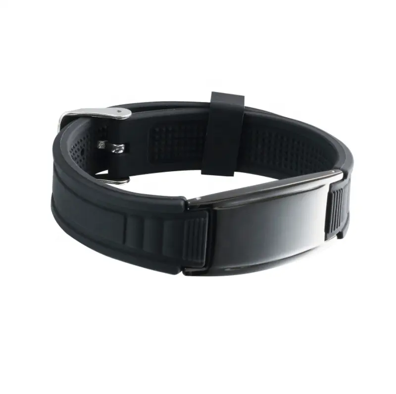 Männer Edelstahl Germanium Silikon Energie Bio Magnet armband