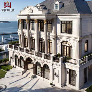 กรอบอลูมิเนียมทรงโค้งสไตล์ฝรั่งเศส สำหรับตกแต่งผนังวิลล่า กันน้ำ กันลม ทนทาน ป้องกันการกัดกร่อน เหมาะสำหรับห้องนั่งเล่นและห้องน้ำ - Product Image 4