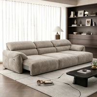 Canapé inclinable modulaire VOXHOME avec repose-pieds extensible, convertible en fauteuil lounge, meubles de salon