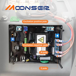 มูนส์เอียร์ SX460 เครื่องควบคุมแรงดันไฟฟ้า AVR เครื่องกำเนิดไฟฟ้าดีเซล AC สามเฟส อุปกรณ์เสริม เครื่องปรับแรงดันไฟฟ้าอัตโนมัติแบบไร้แปรงถ่าน - Product Image 1