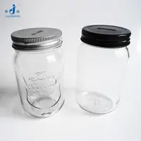 Rõ Ràng Đơn Giản Glass Money Jar Với Lỗ Tin Nắp